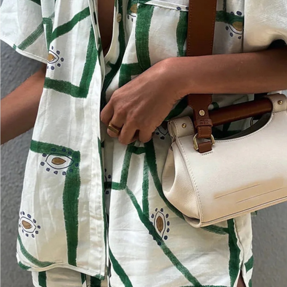 Print Drawstring Short Set - Picture 4 of 5